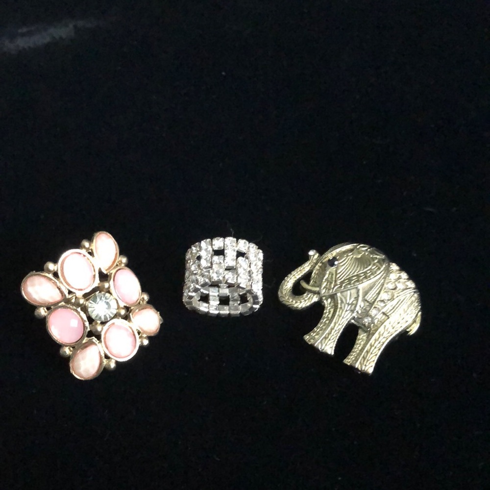 Three Gorgeous Adjustable Rings